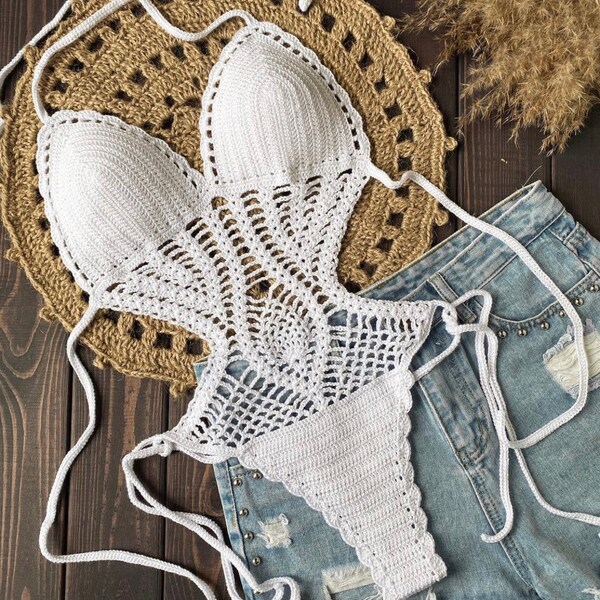 Crochet Swimsuit - Etsy