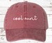 Cool Aunt Script Dad Hat, Pigment Dyed Unstructured Baseball Cap, Aunt Hat, Gift For Aunt, Gift For Her, Aunt Life, More Color Options 