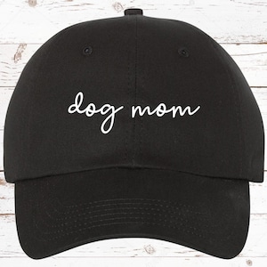 Dog Mom Script Dad Hat Baseball Cap Unstructured, Dog Mom Hat, Gift For Dog Mom, Fur Mama, Fur Mom, Gift For Her, Tons Of Color Options