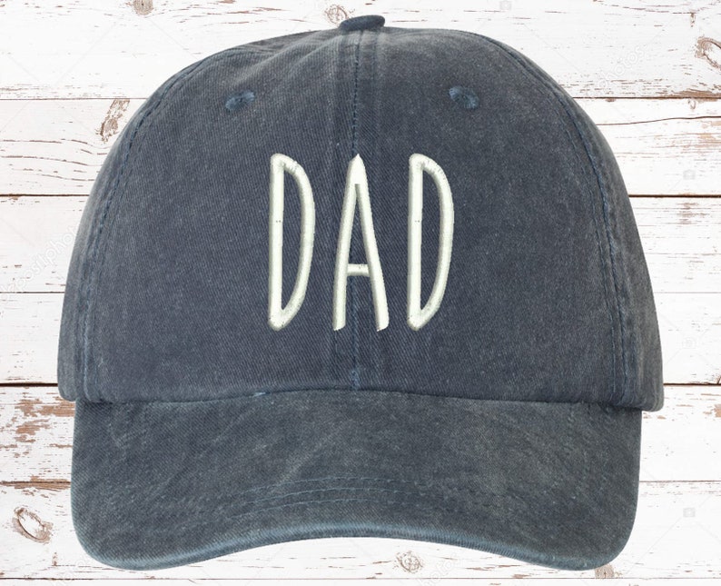 Mom & Dad EMBROIDERED Dad Hat Pigment Dyed Unstructured image 6; father's day gift ideas