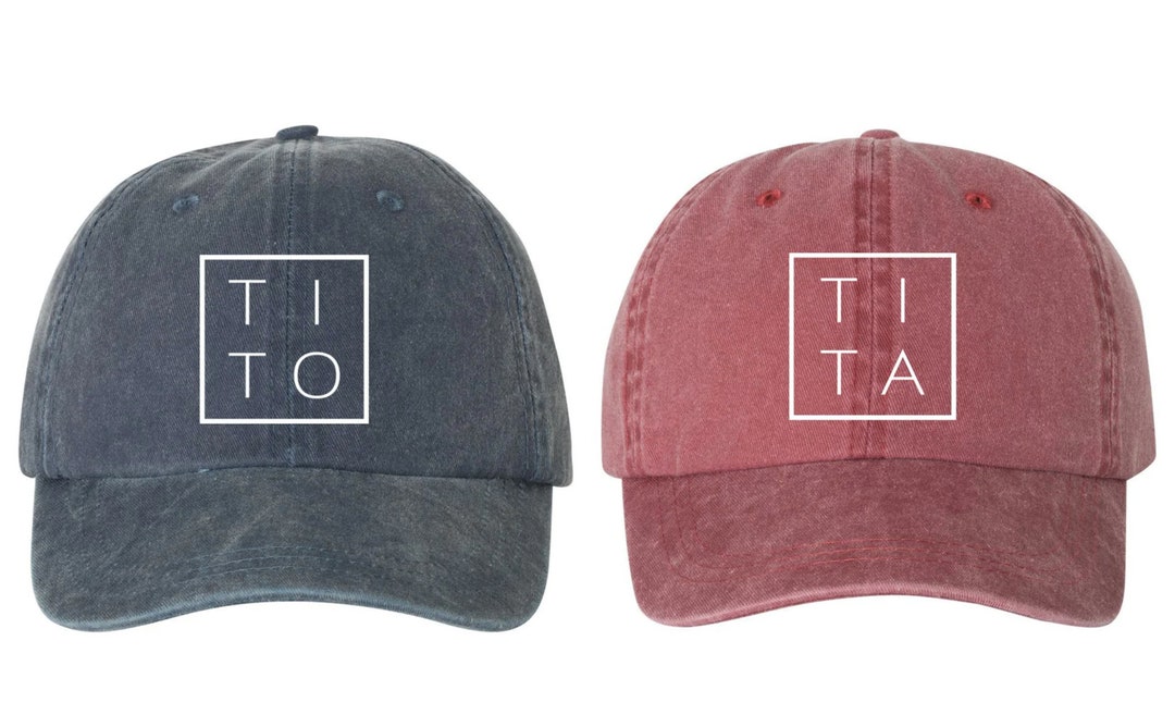 Tito & Tita SQUARE Hats, Pigment Dyed Unstructured Cap, Pregnancy ...