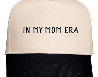 In My Mom Era EMBROIDERED Five-Panel Twill Hat, Mom Hat, Gift For Mom, Mother's Day Gift, Gift For Her, Mom Hats, Gift For Mother's Day