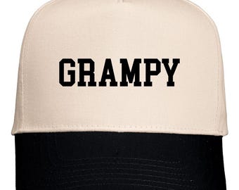 Grampy EMBROIDERED Hat Five-Panel Twill Cap, Grandpa Hat, Gift For Grampy, Gift For Him, Grandpa Hat, Grampy Hat, Grandpa Gift, Father's Day
