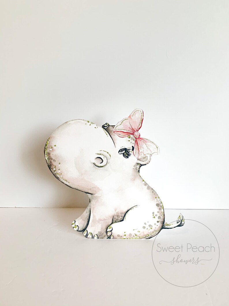 Hippo Birthday Baby Shower Decor Nursery Centerpiece Table Etsy UK