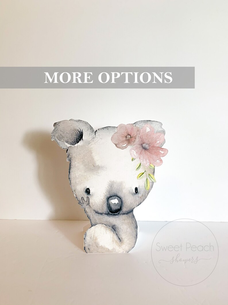 Koala Baby Shower Decor Centerpiece Nursery Decoration Etsy Australia