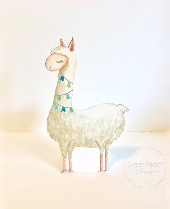 Llama Baby Shower Decor Alpaca Llamas Nursery Centerpiece Decorations