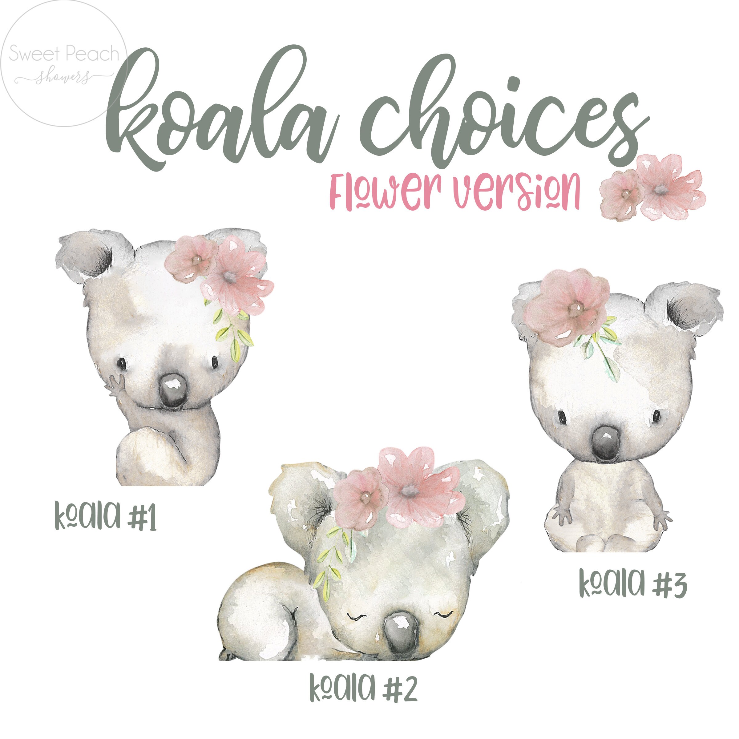 Koala Baby Shower Decor Centerpiece Nursery Decoration Etsy Sweden