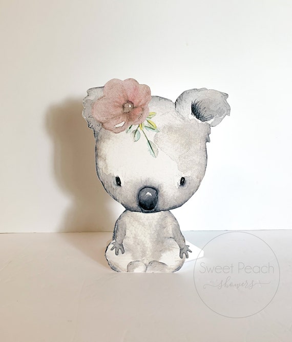 Koala Baby Shower Decor Centerpiece Nursery Decoration Australian Baby