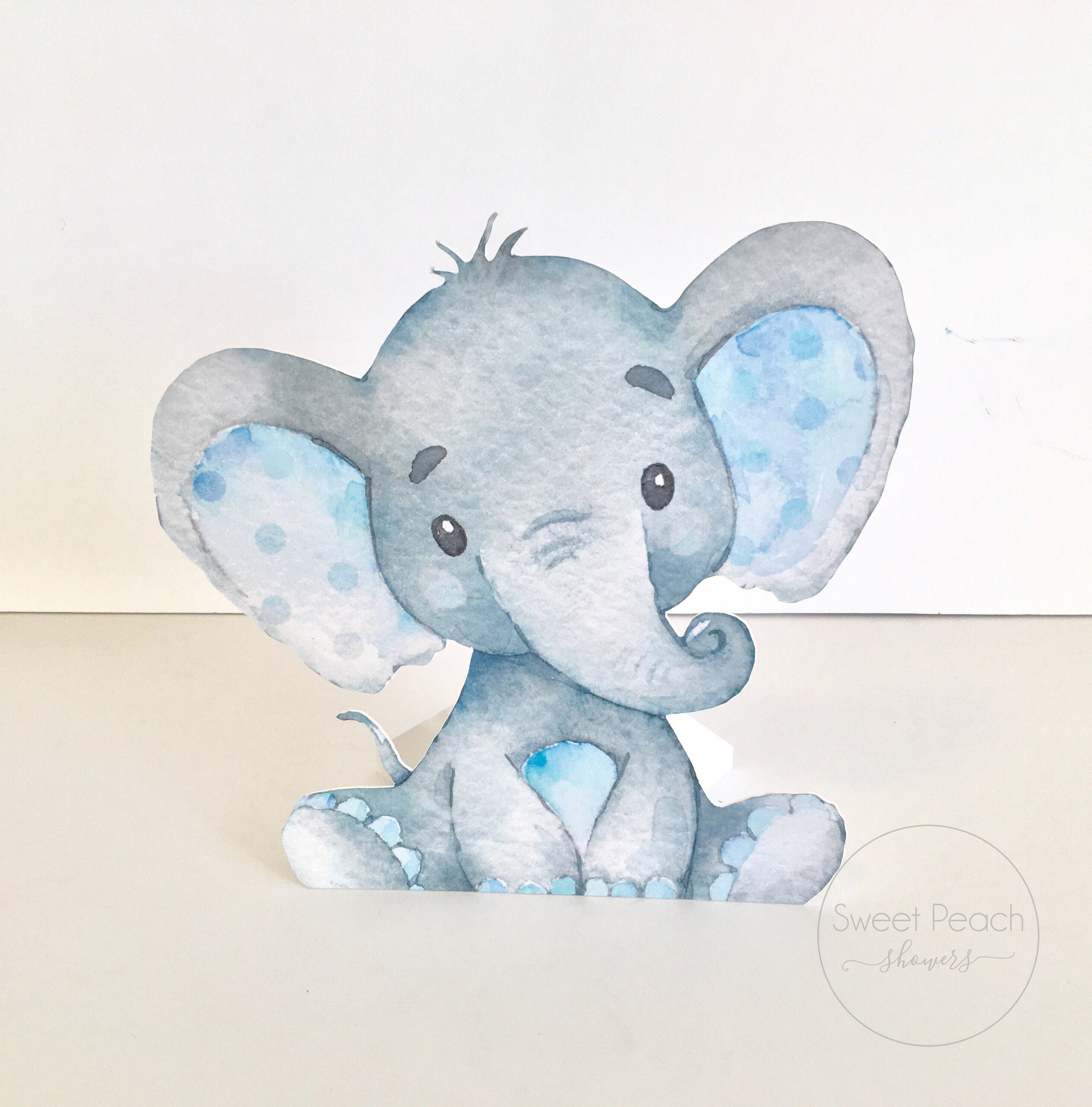 Elephant Baby Shower Decor Centerpieces Nursery Centerpiece | Etsy