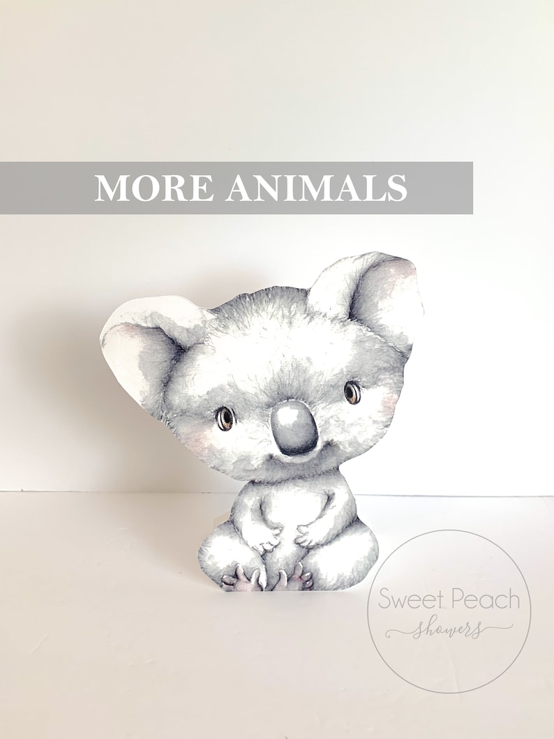 Australian Baby Shower Decor Centerpieces Nursery Koala Etsy