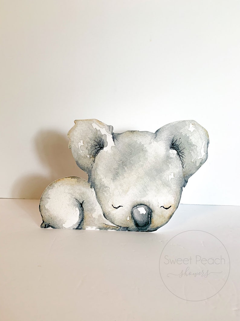 Koala Baby Shower Decor Centerpiece Nursery Decoration Etsy