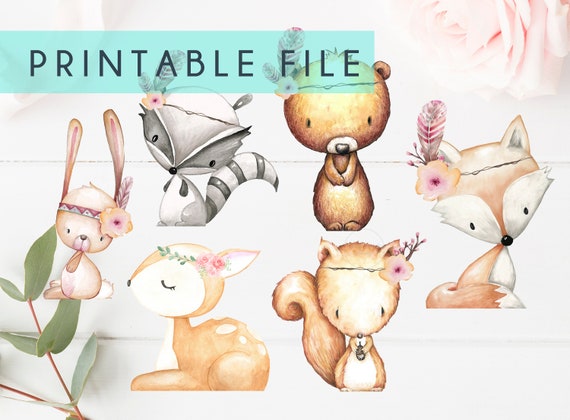 woodland creature centerpieces