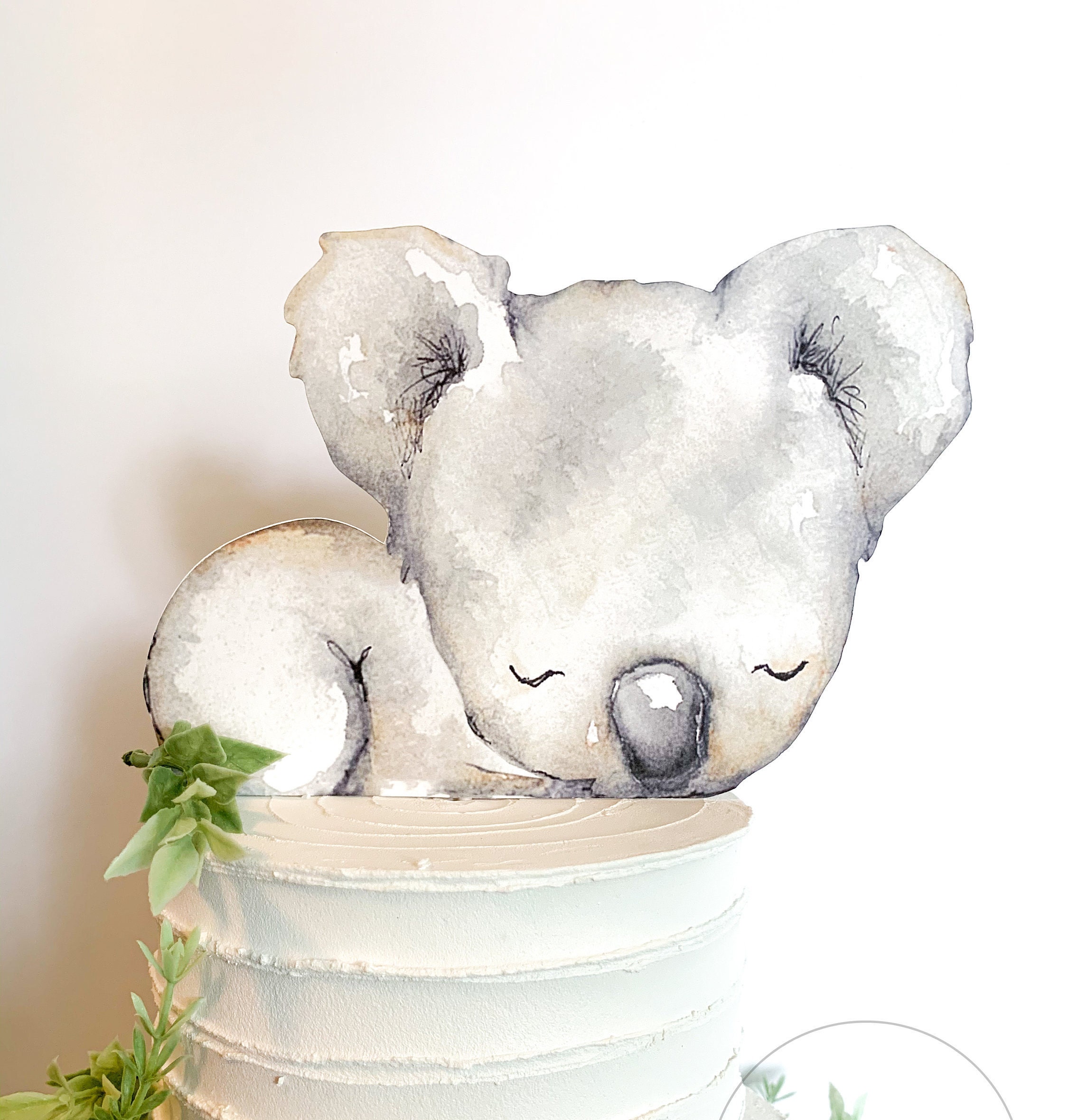 Koala Cake Topper Baby Shower Decor Nursery Centerpiece - Etsy ...