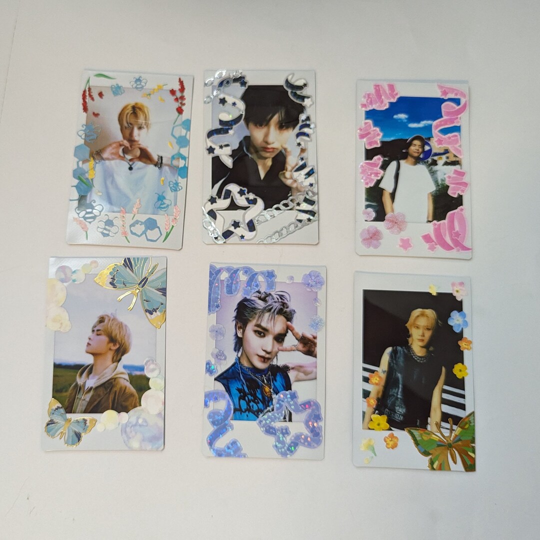 デコステッカー トレカ WayV 威神V NCT ルーカス Nct Wayv Deco Pola | Kpop Polaroid | Decorated Polaroids - Etsy