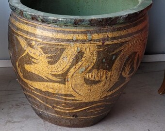dragon eggs pot 植木鉢 Chinese Dragon Egg Pot Jardiniere Planter 18