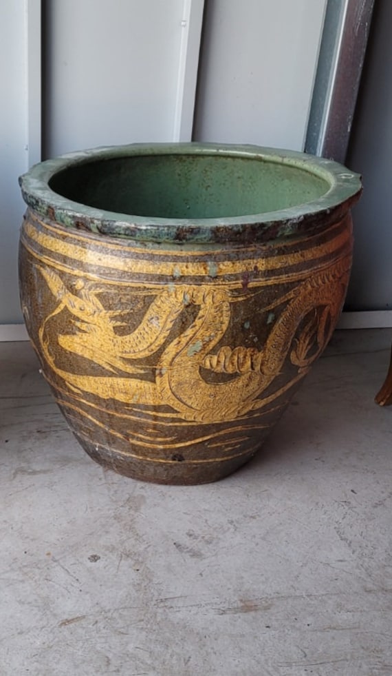 dragon eggs pot 植木鉢 Chinese Dragon Egg Pot Jardiniere Planter 18