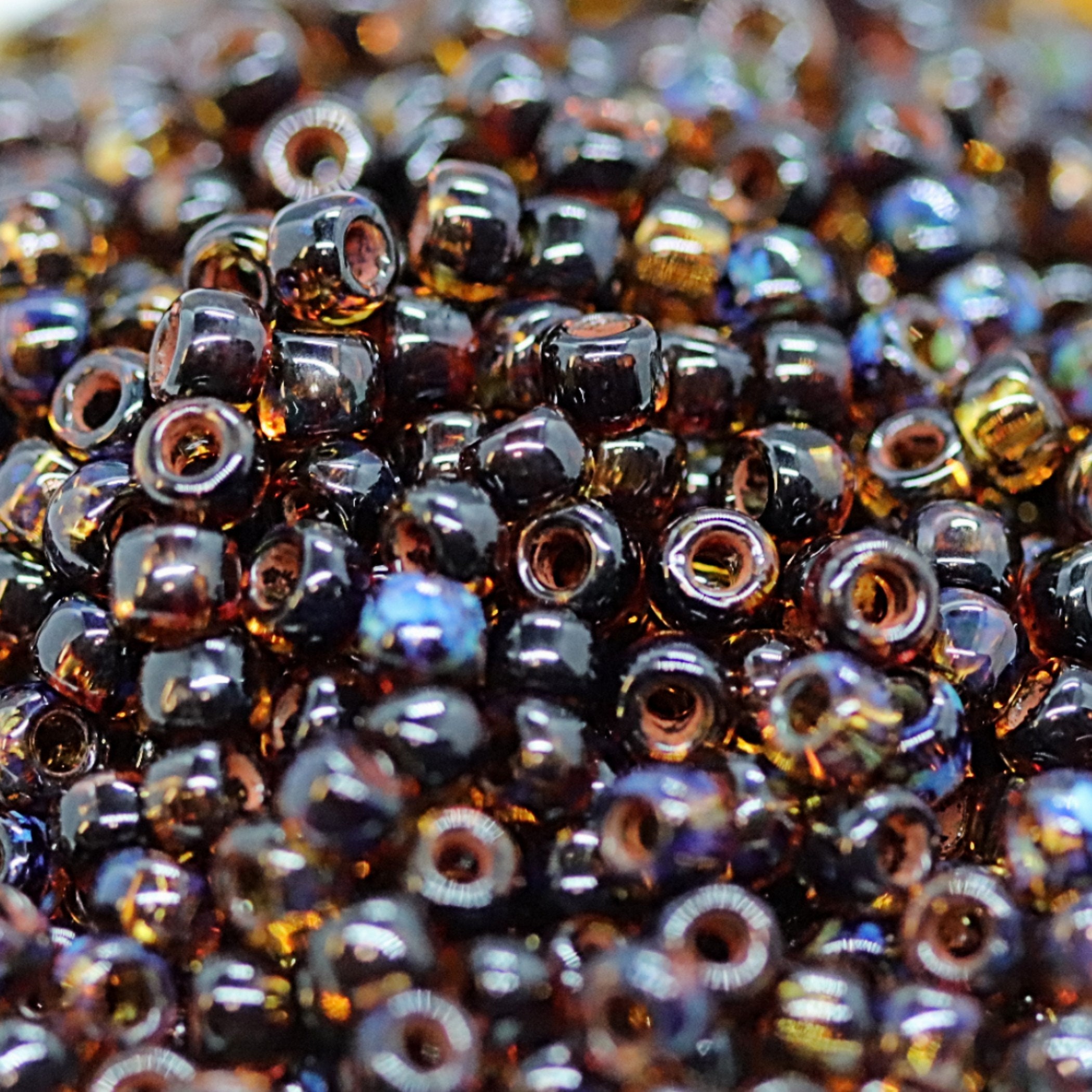 TOHO Miyuki 6/0 Seed Beads HYBRID Transparent Lt Topaz Etsy