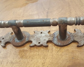 Iron Decorative Bar Handle Fleur De Lis