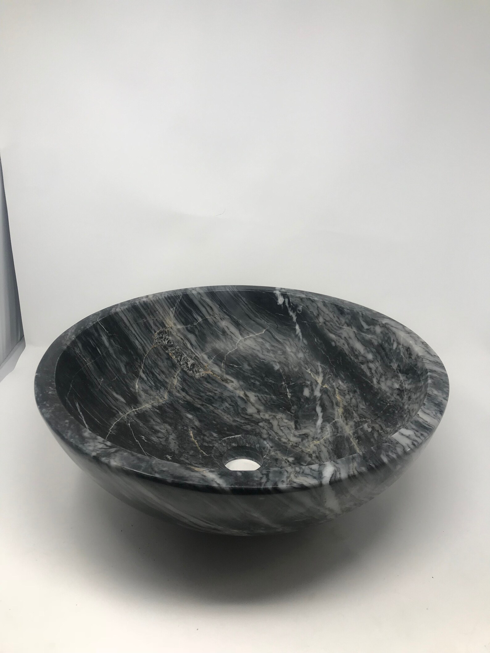 Onyx Vessel Sink Black Onyx Round Sink Etsy