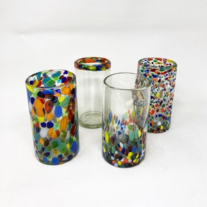 4 handblåsta vattenglas - Cabo-kollektionen