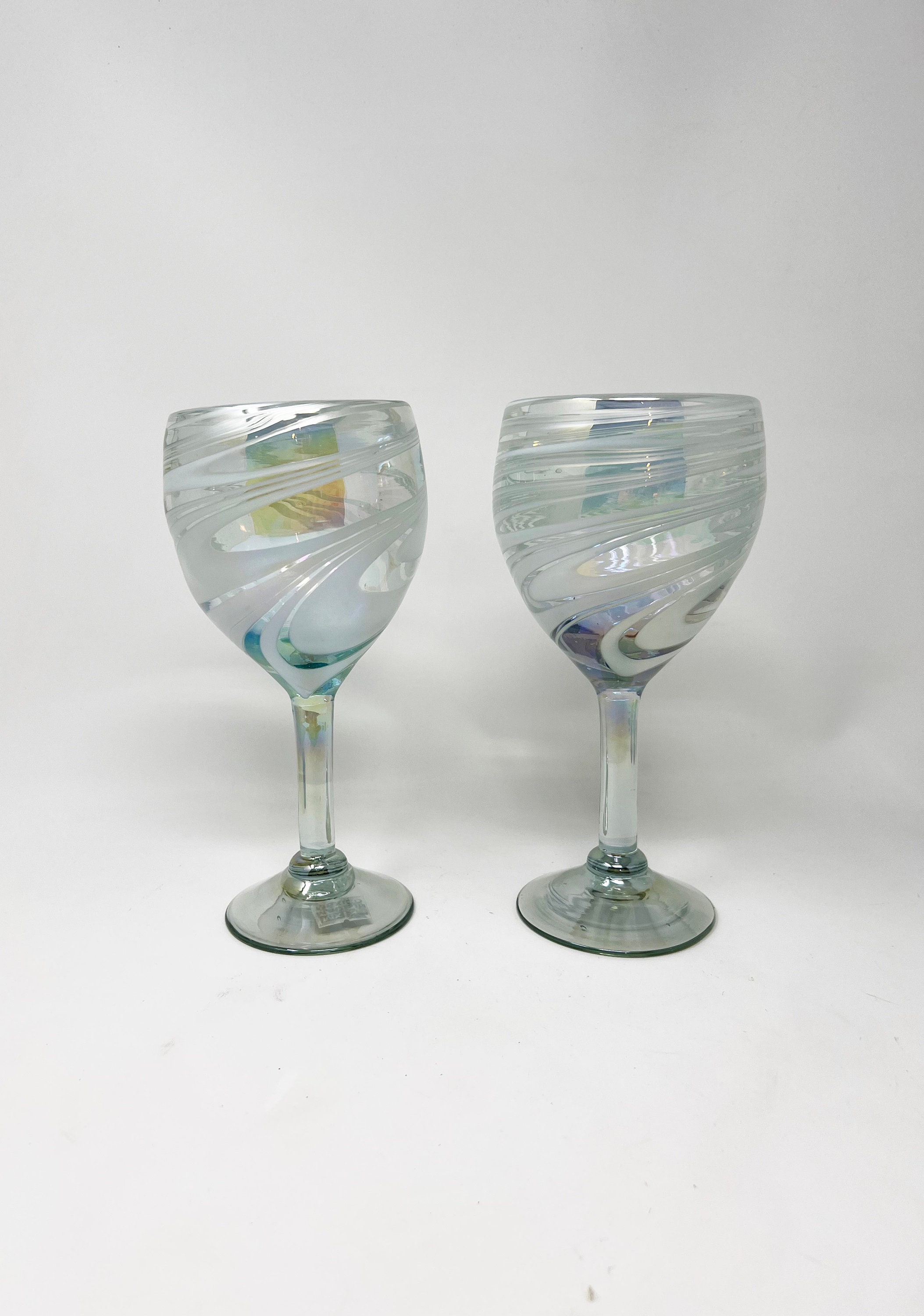 Mezclada Handblown Crystal Wine Glass Set 