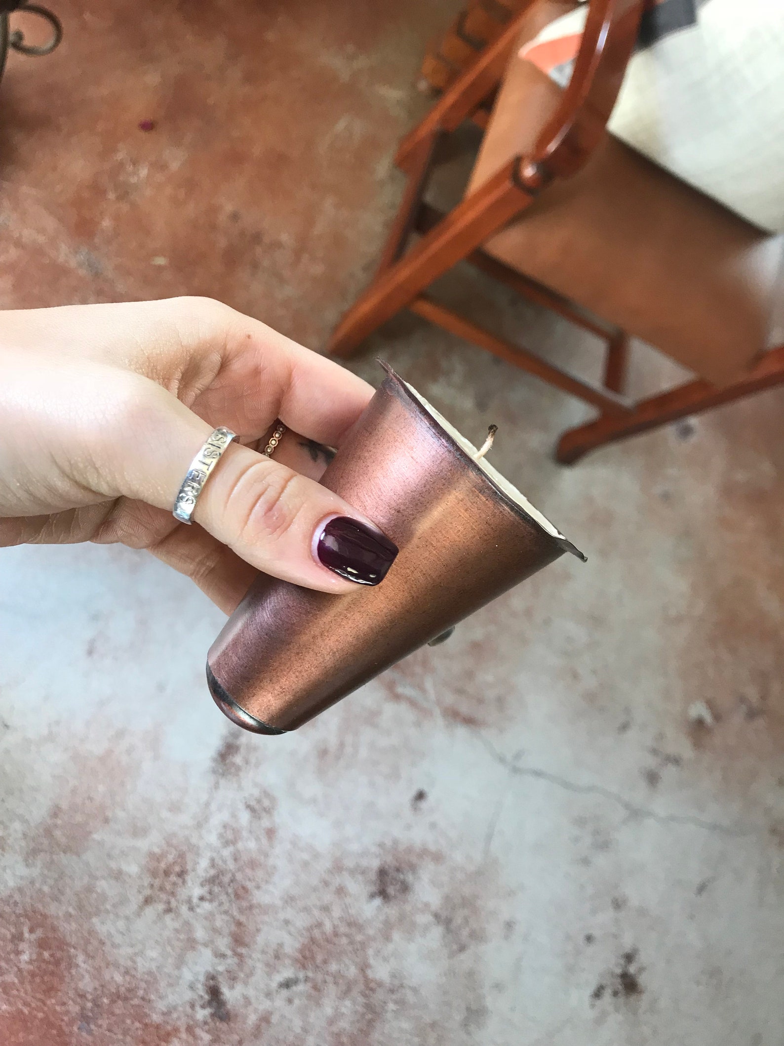 6 Sugar Mold Candle Holder Tin Cups Etsy