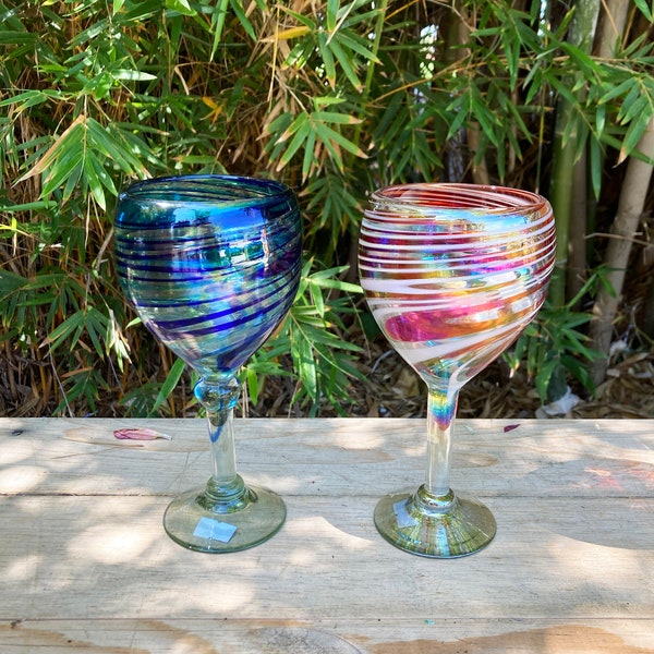 Red Wine Glasses Etsy