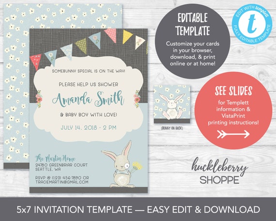 vistaprint baby boy shower invitations