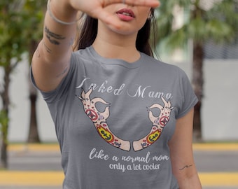 Camisa de mamá entintada Camisa de mamá, mamá tatuada, regalo del Día de las Madres