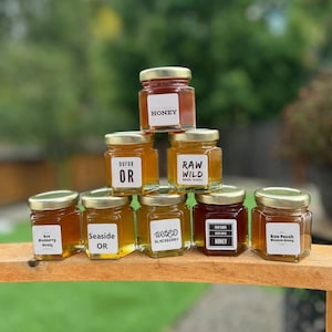 Honey Gift/Sample Box (8 45ml Glass Jars)