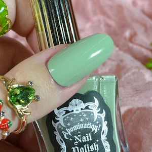 Just A Lil Sprout Nail Polish - Light Pastel Green