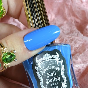 A Nice Day For A Picnic Nail Polish - Bright Medium Blue
