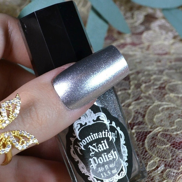 Trinket Nail Polish - True Silver Chrome Metallic