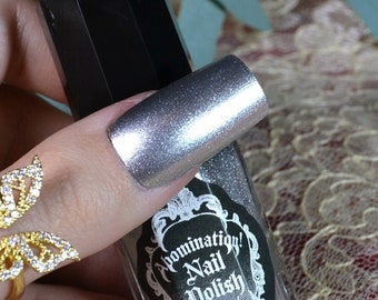 Trinket nagellak - echt zilver chroom metallic