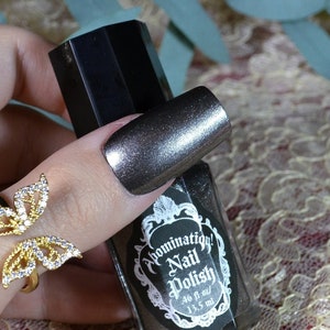 Krampus Nail Polish - Gunmetal Chrome Metallic