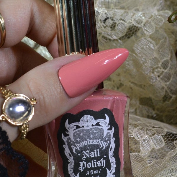 1910 Nail Polish - Bright Peachy Pink