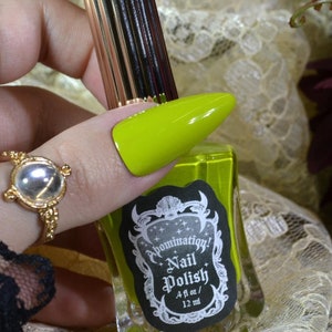 1960 Nail Polish - Neon Chartreuse Green