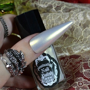 Diamond Dragon Nail Polish - White Gold Duochrome Shimmer