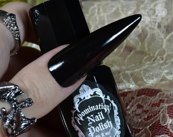 The Abyss Nail Polish - Pure Opaque Black