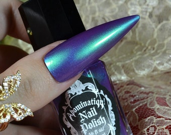 Cinderella Nail Polish - Purple Turquoise Duochrome Metallic