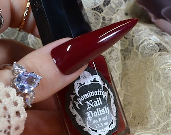 Bathory Nail Polish - Bloody Cherry Red