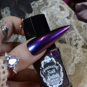 Diane Nail Polish - Blue/Purple/Pink Chameleon Colorshift Metallic Topper