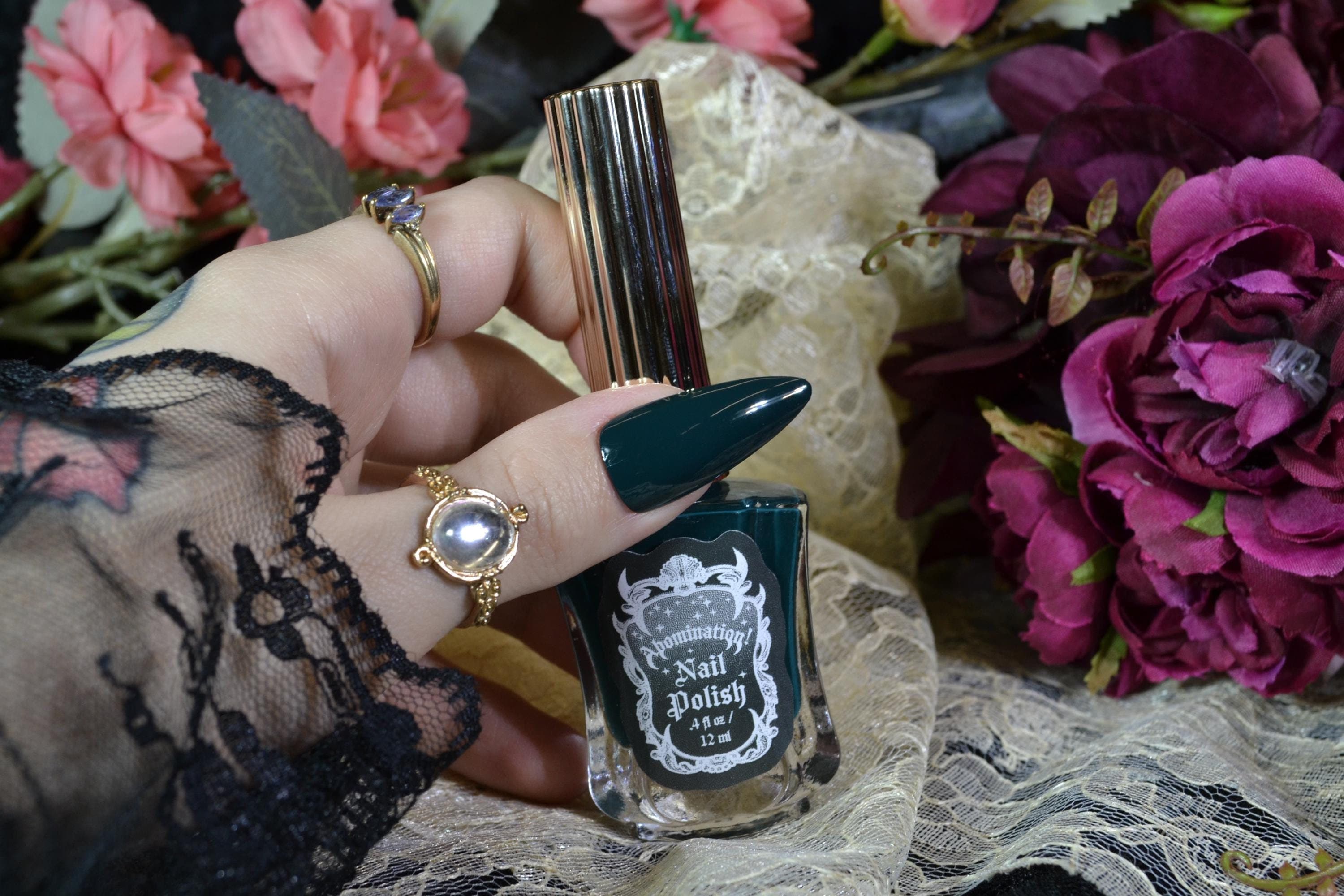 1920 Nail Polish - Dark Teal Green