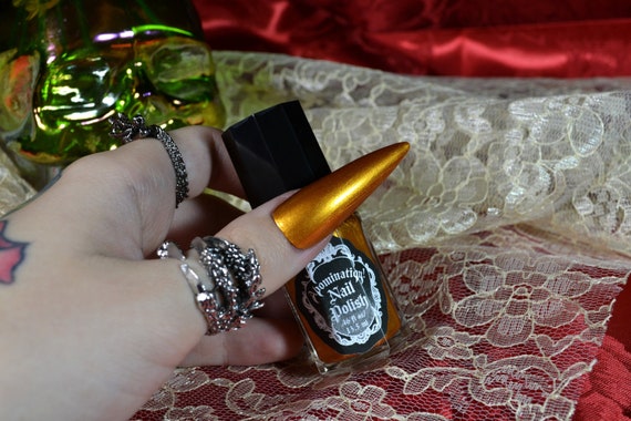 Golden Dragon Nail Polish - True Yellow Gold Metallic