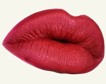 Valentine Satin Liquid Lipstick - Classic Bright Red