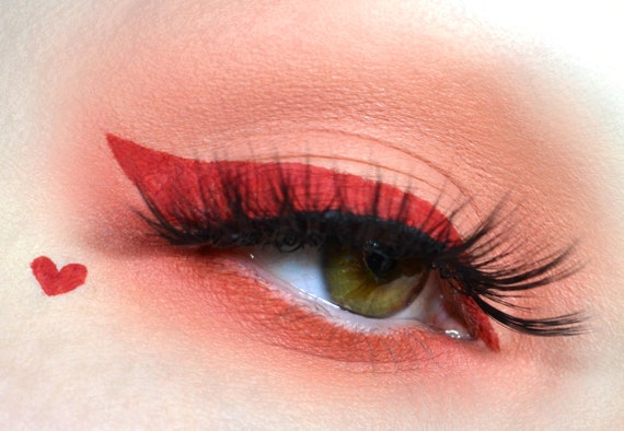 Valentine Waterbased Liquid Eyeliner Red - Etsy