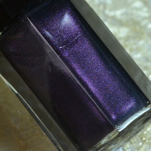 Blackheart Nail Polish - Dark Purple Shimmer