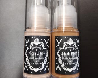 Flesh Fluid Foundation - Silicone-Free Oil-Based Full Coverage Liquid Foundation