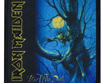 Iron Maiden Fear Of The Dark Embroidered Sew Iron On Patch