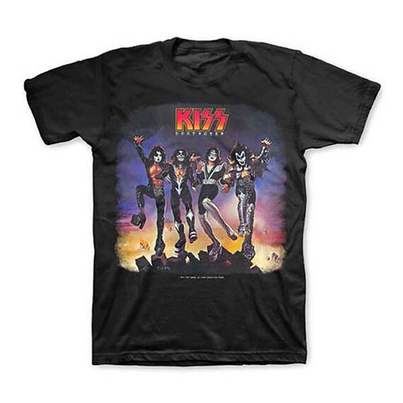 KISS Destroyer Album Cover Tshirt Etsy